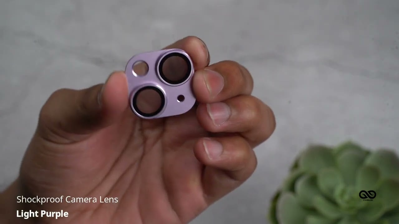 Light Purple Shockproof Camera Lens For iPhone 14/14 Plus/14 Pro/14 Pro Max