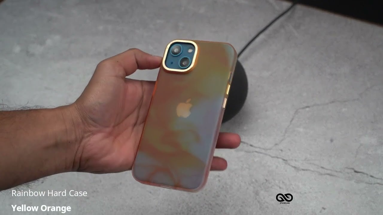 Yellow Orange rainbow Hard Case