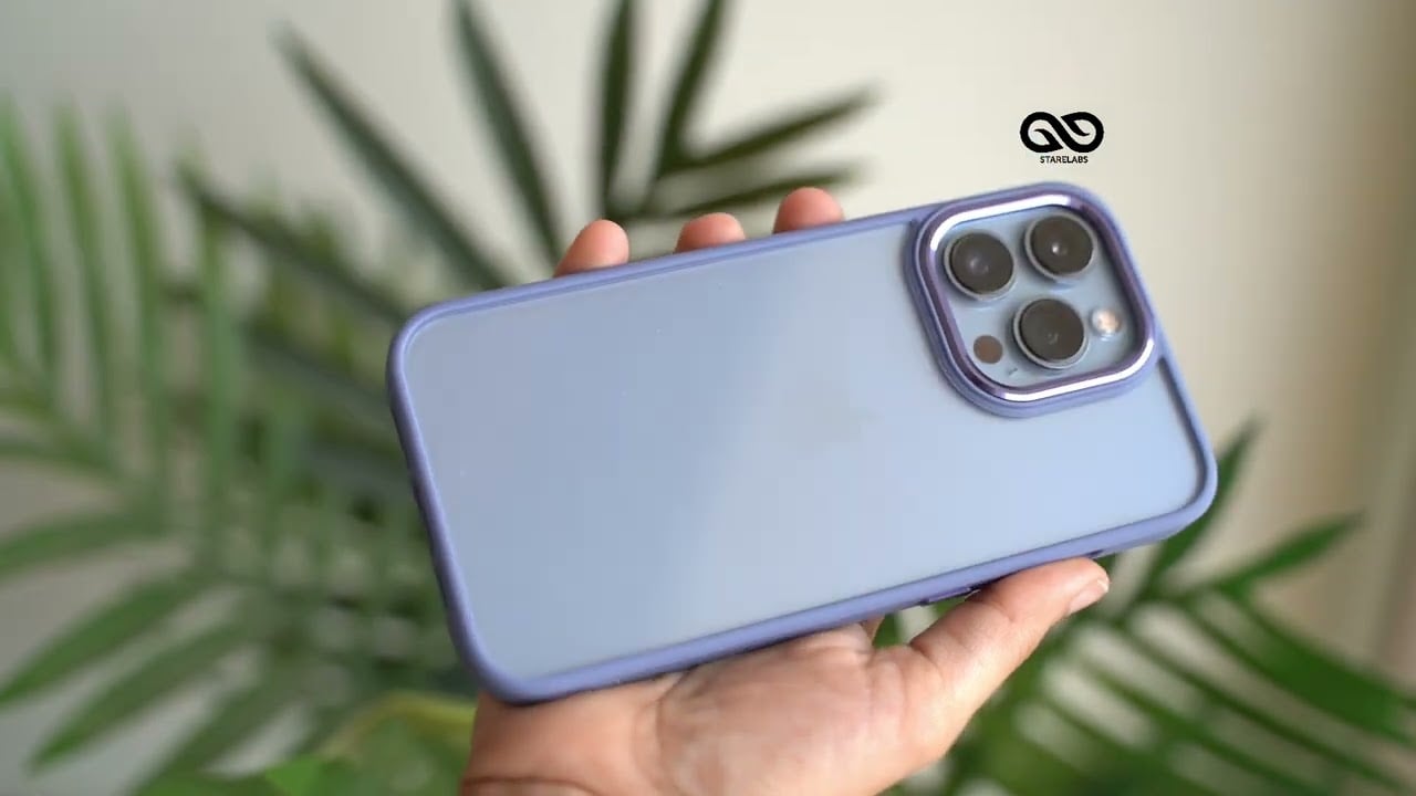 Transparent case with Colored Border for iPhone