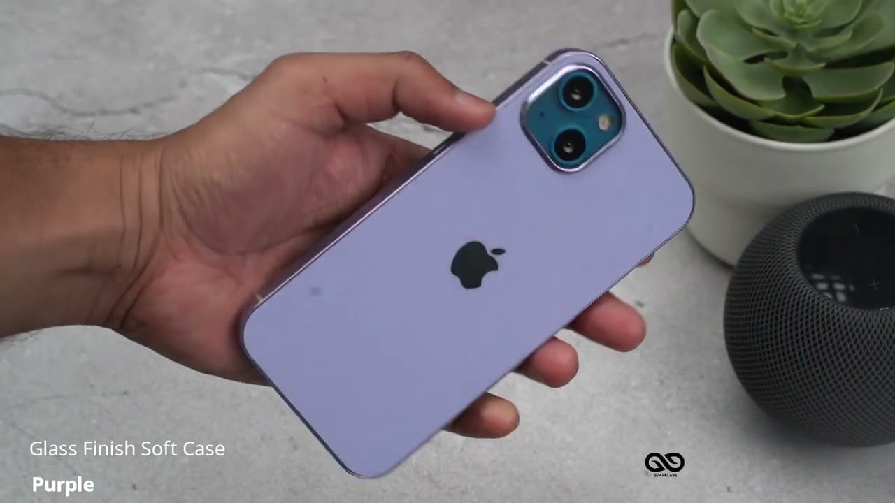 Purple Glass Finish Soft Case