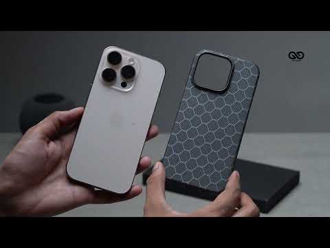 Magsafe Devil Comb Real Aramid Carbon Fiber Case For iPhone 16 Pro/16ProMax