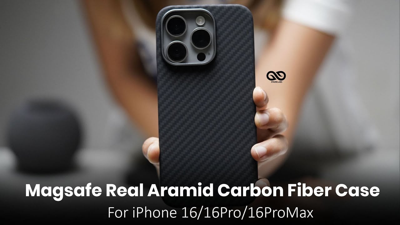 Magsafe Real Aramid Carbon Fiber Case for iPhone 16/16Pro/16ProMax