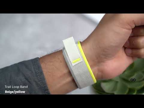 Beige/Yellow Trail Loop Band For iWatch 38/40/41/42/44/45mm