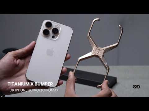 Titanium X Bumper For iPhone 16 Pro/16 ProMax