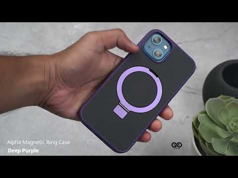 Deep Purple Alpha Magnetic Ring Case
