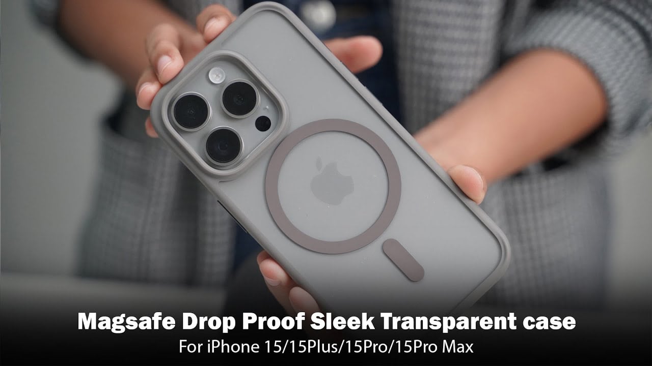 Magsafe Drop Proof Sleek Transparent case For iPhone 15/15Plus/15Pro/15Pro Max