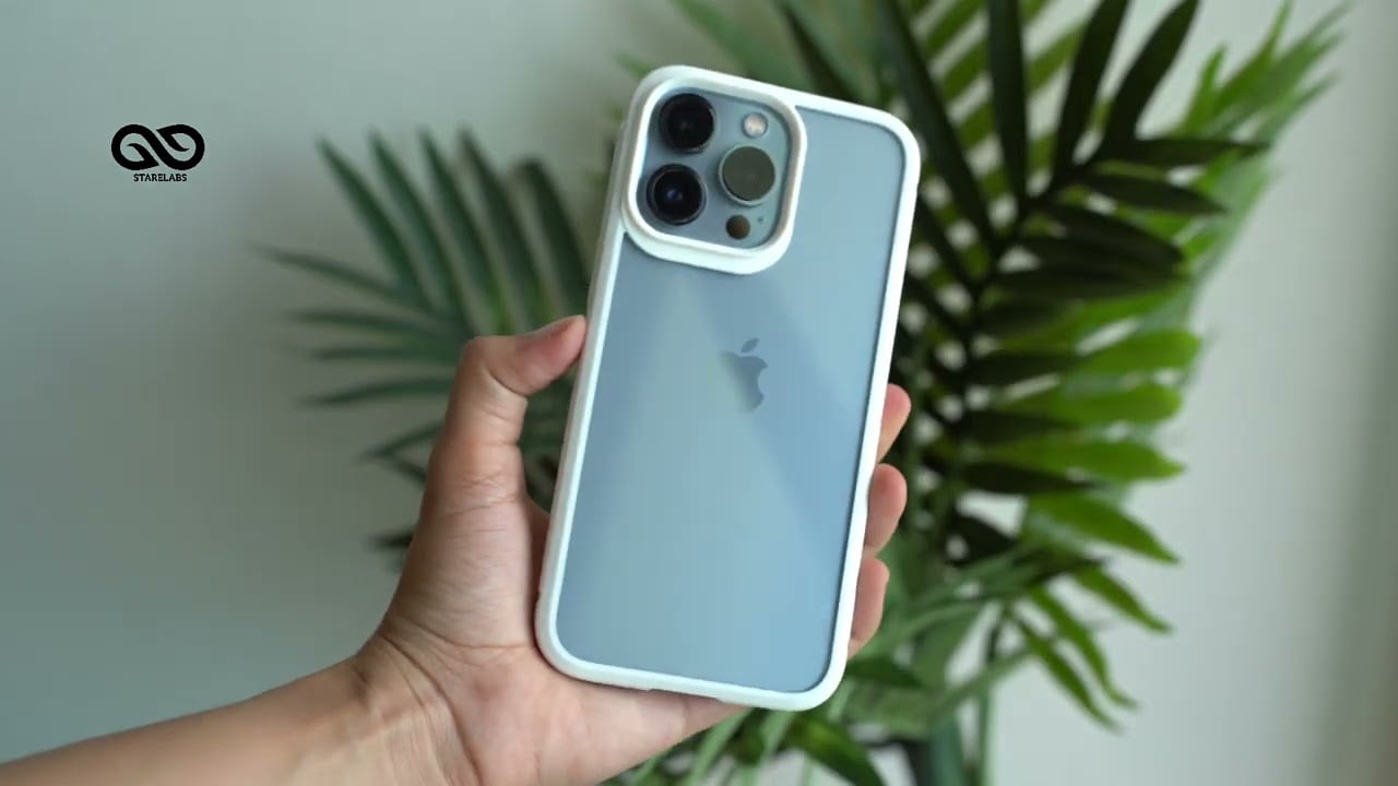 Rugged Border Clear Case For iPhone 13 pro and 13 pro max