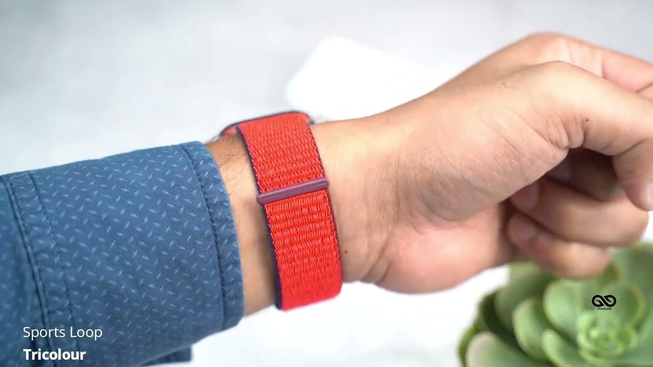 Tricolour Sports Loop For Apple Watch 38/40/41/42/44/45mm