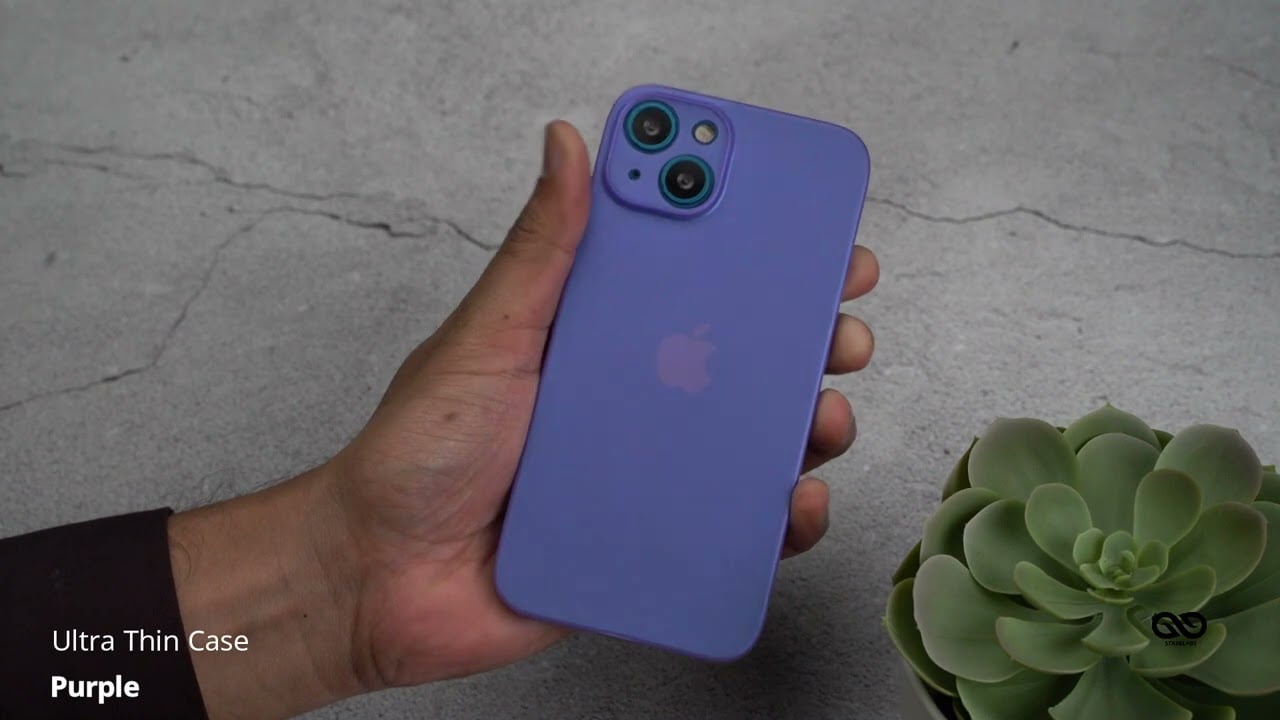 Purple Ultra Thin Case For iPhone 14/14Plus