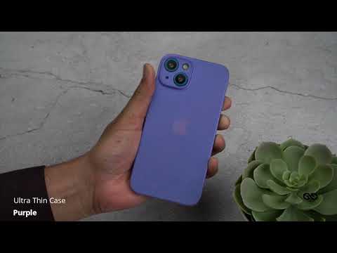 Purple Ultra Thin Case For iPhone 14/14Plus
