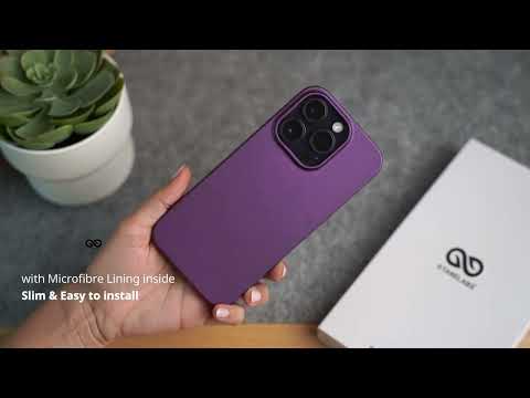 Microfibre Lining Hard Slim Case for iPhone 14 /14 Plus /14 Pro /14 Pro Max