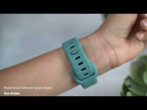 Sea Green Waterproof Silicone Sports Band