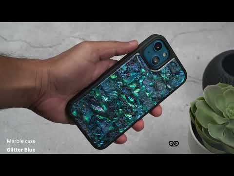 Glitter Blue Marble case