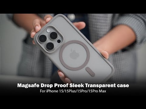 Magsafe Drop Proof Sleek Transparent case For iPhone 15/15Plus/15Pro/15Pro Max
