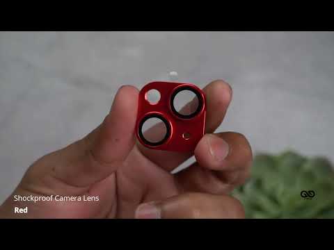 Red Shockproof Camera Lens For iPhone 14/14 Plus/14 Pro/14 Pro Max