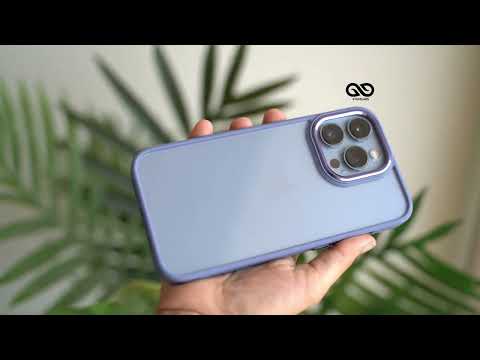Transparent case with Colored Border for iPhone