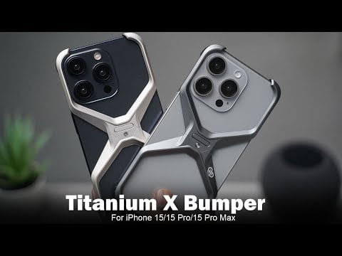 Titanium X Bumper For iPhone 15/15 Pro/15 Pro Max
