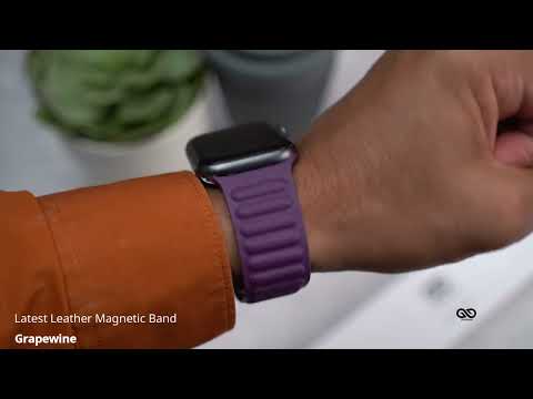 Grapewine Latest Leather Magnetic Band 38/40/41/42/44/45mm