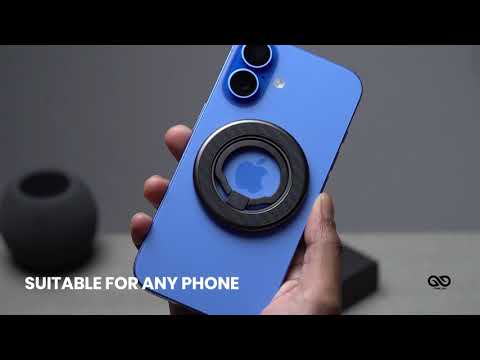 360 Degree Rotatable Carbon Fiber Magnetic Ring Holder