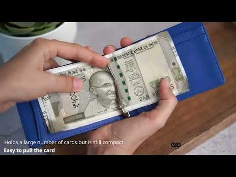 Carbon fibre wallet with money clip