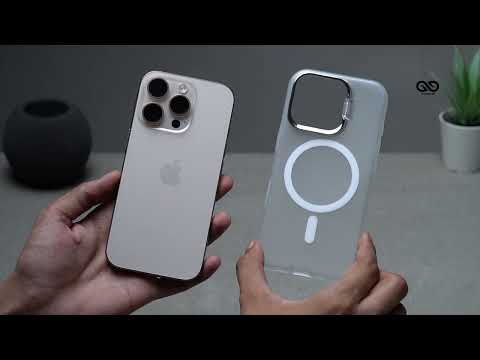 Magsafe Matte Finish Case with Kickstand Ring Feature For iPhone 16Pro/16ProMax