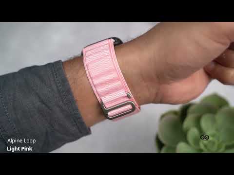 Light Pink Alpine Loop For Apple Watch 38/40/41/42/44/45mm