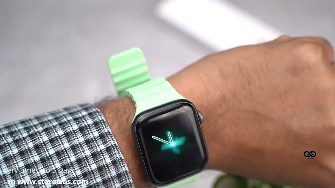 Mint Green Silicone Ocean Band For Apple Watch 38/40/41/42/44/45mm