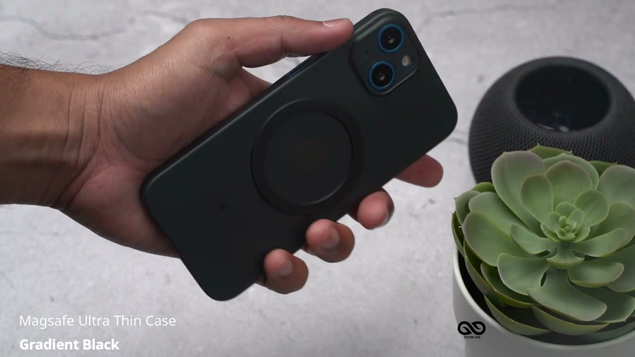 Gradient Black Magsafe Ultra Thin Case