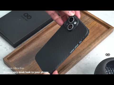 Carbon Ultra Thin Case for iPhone 15/15 Plus