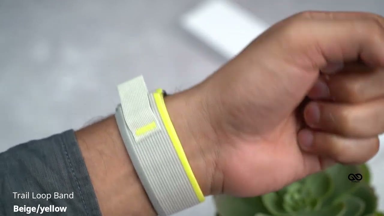 Beige Yellow Trail Loop Band For iWatch 49MM For Series Ultra