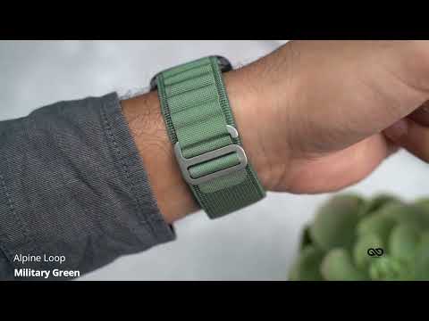 Military Green Alpine Loop For Apple Watch 38/40/41/42/44/45mm