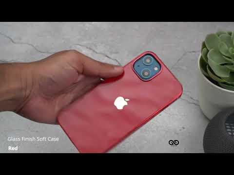 Red Glass Finish Soft Case