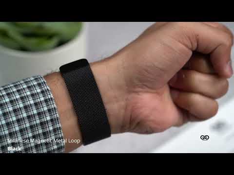 Black Milanese Magnetic Metal Loop For iWatch 49MM For Series Ultra