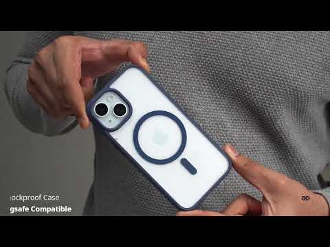 Magsafe Drop Proof Sleek Transparent case For iPhone 15/15Plus.