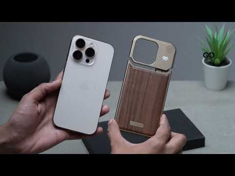 Wood Case With Titanium Frame For iPhone 16 Pro/ 16 Pro Max