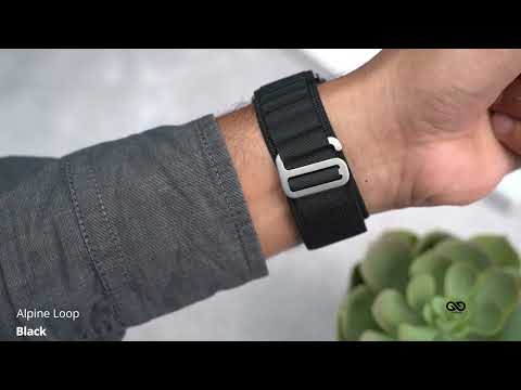 Black Alpine Loop For Apple Watch 38/40/41/42/44/45mm