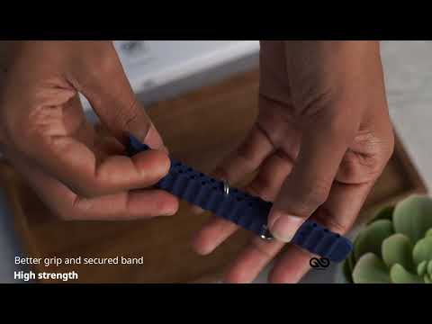 Silicone Ocean Band For Apple Watch 49MM For Series Ultra