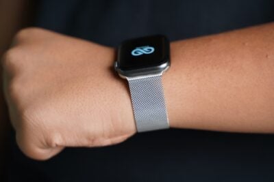 Magnetic Metal loop strap for Apple Watch 44MM 45MM 46MM Series 4 5 6 7 8 9 10 SE SE 2 Gen