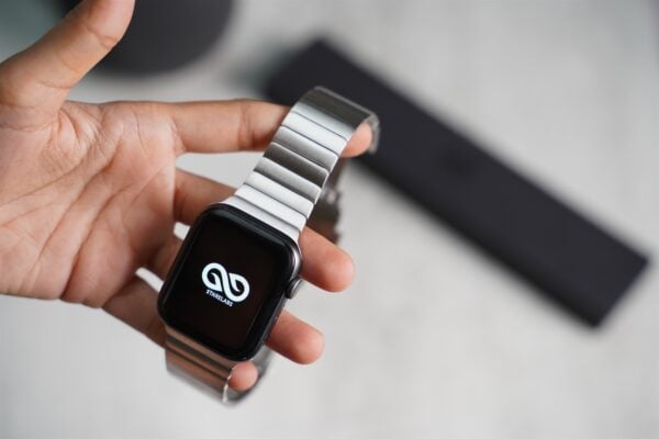 Stainless steel 316L Link Strap Silver Metal Bracelet with Detachable Link for Apple Watch 44MM 45MM 46Mm Series 4 5 6 7 8 9 10 SE SE 2 Gen - Image 2