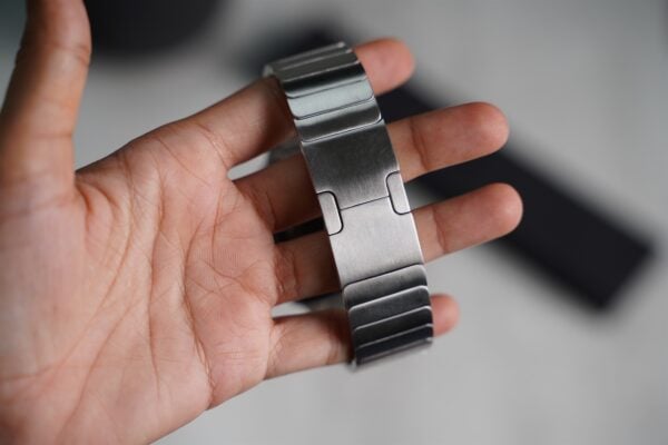 Stainless steel 316L Link Strap Silver Metal Bracelet with Detachable Link for Apple Watch 44MM 45MM 46Mm Series 4 5 6 7 8 9 10 SE SE 2 Gen - Image 11