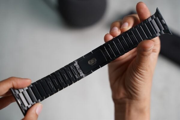 Stainless steel 316L Link Strap Black Metal Bracelet with Detachable Link for Apple Watch 44MM 45MM 46MM Series 4 5 6 7 8 9 10 SE SE 2 Gen - Image 10