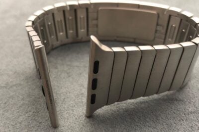 Stainless steel 316L Link Strap Silver Metal Bracelet with Detachable Link for Apple Watch 44MM 45MM 46Mm Series 4 5 6 7 8 9 10 SE SE 2 Gen