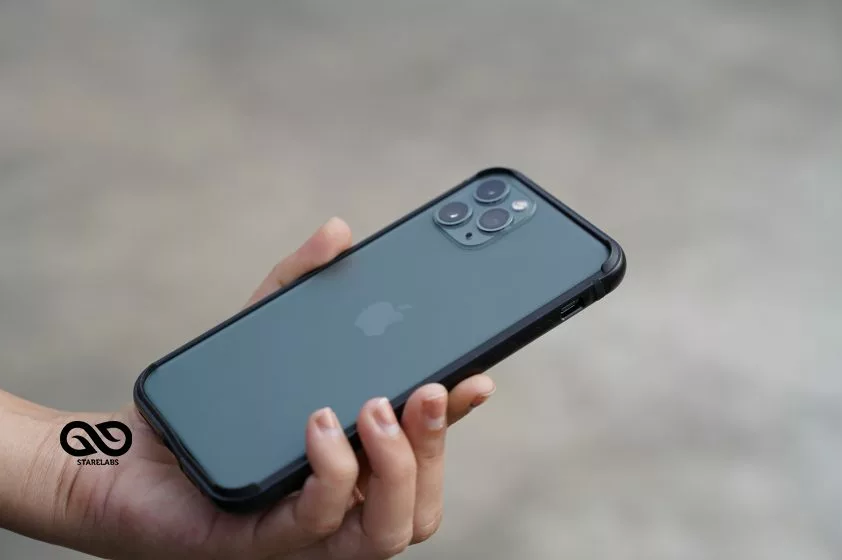 Black Fiber Bumper for Iphone 11 Pro & 11 Pro Max