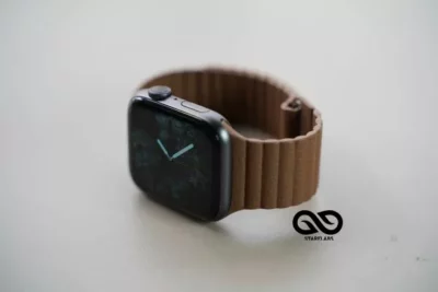 Saddle Brown Magnetic Leather Loop For Apple Watch 42MM 41MM 40MM Series 4 5 6 7 8 9 10 SE SE 2 Gen
