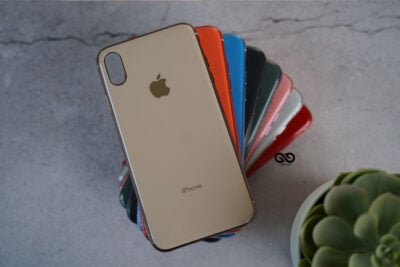 Soft Glass Finish TPU Finish Premium Case For iPhone XS Max