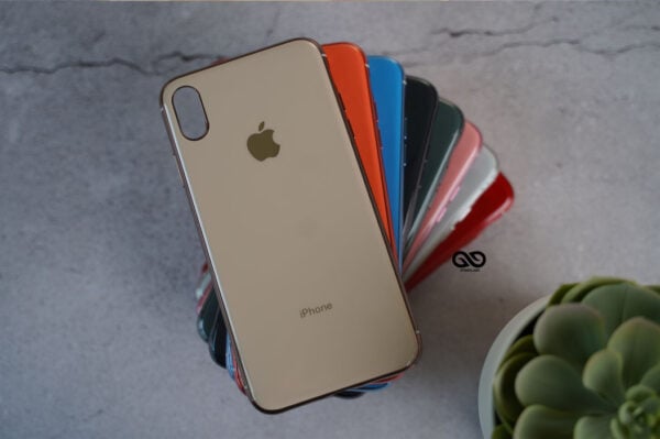 Soft Glass Finish TPU Finish Premium Case For iPhone XS Max - Image 6