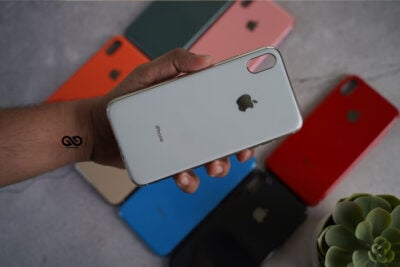 Glass Finish Soft Case for iPhone X/Xs