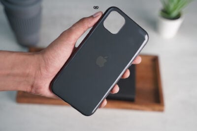 Glass finish soft case for iPhone 11