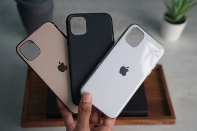 Glass finish soft case for iPhone 11