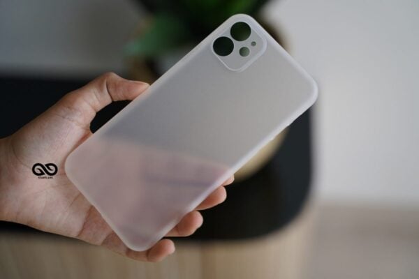 Frosted White Ultra Thin Slim Case for iPhone 11 (Phone Not Included) - Image 6